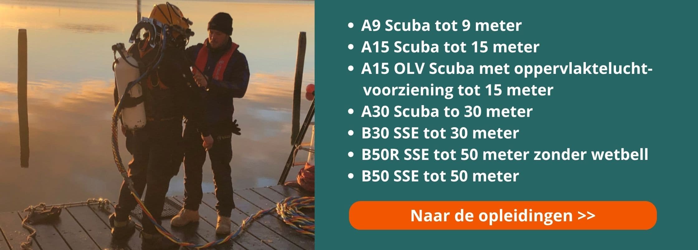 Overzicht van de beroepsduiker-scopeniveaus