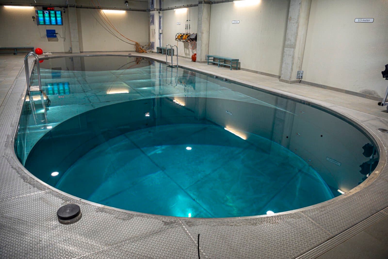 Entraînement avec le véhicule d'intervention pour accidents aquatiques